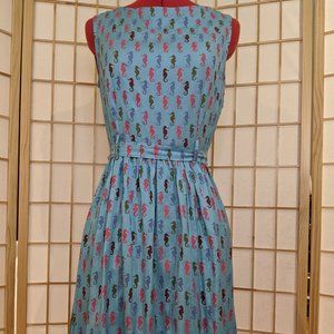 Circus Blue Seahorse Dress